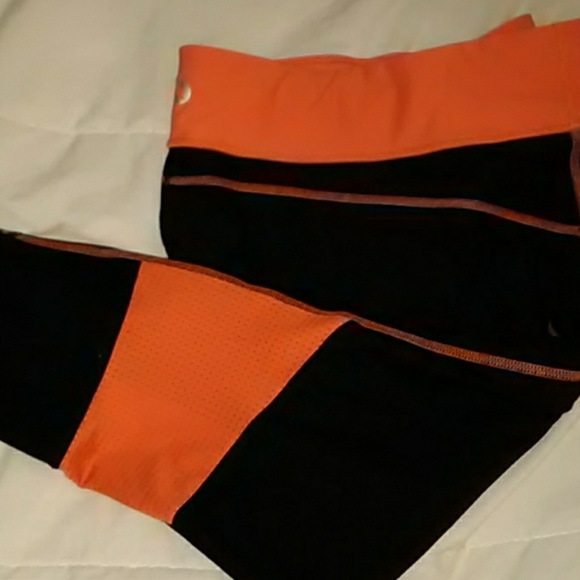 Workout pant black and orange size large - Picture 4 of 4